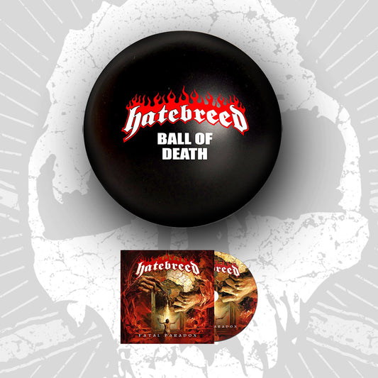 Hatebreed Ball of Death beach ball + Fatal Paradox CD bundle