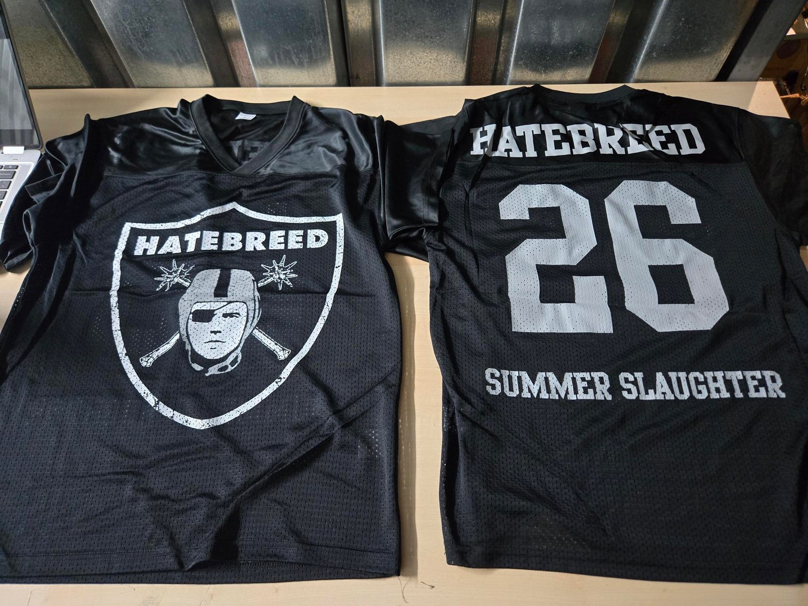 Hatebreed black jersey Summer Slaughter 26 shield