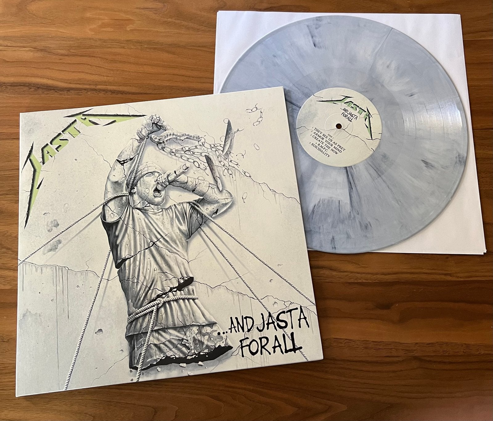 JASTA And Jasta For All on silver bullet colored vinyl