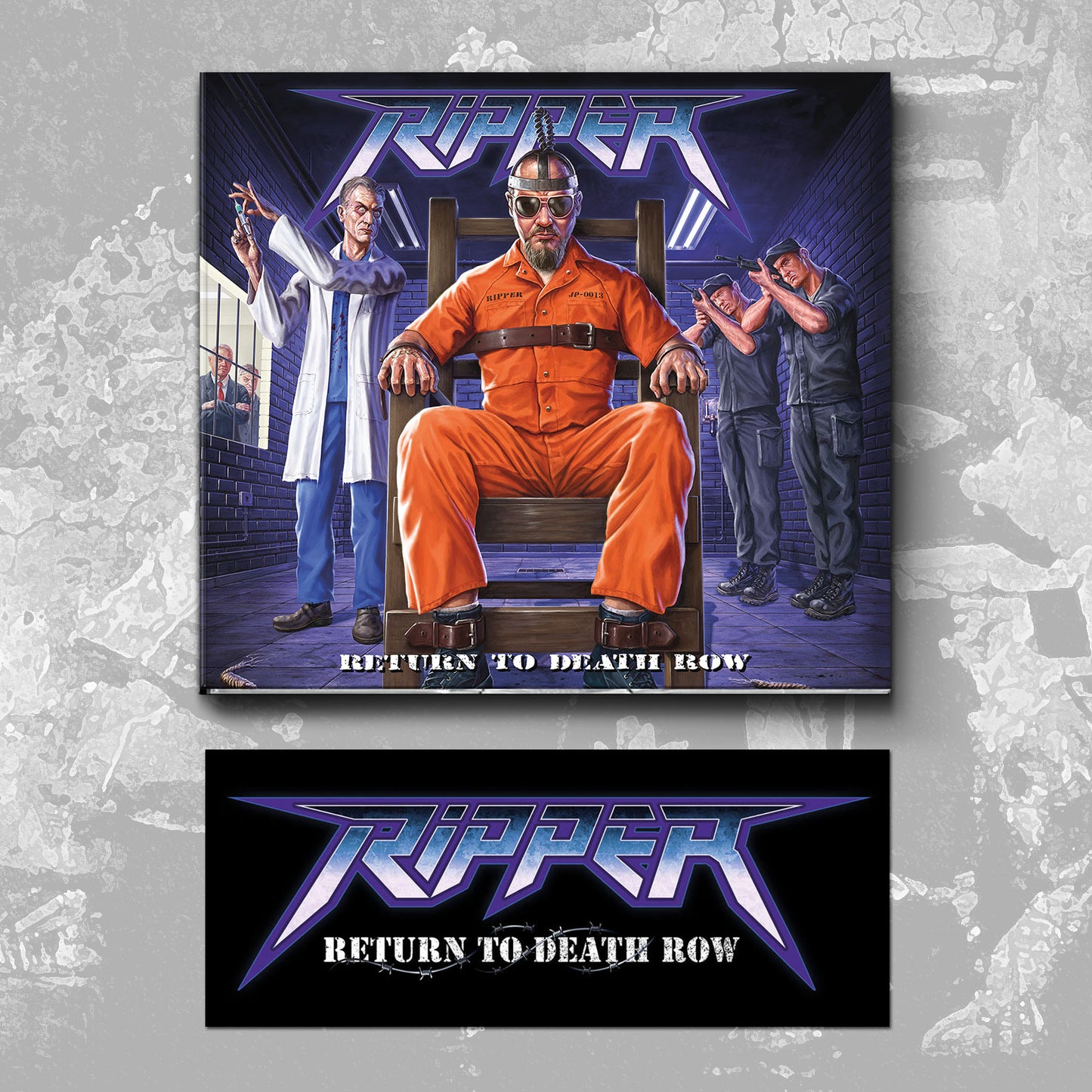 RIPPER "RETURN TO DEATH ROW" DIGIPAK CD EP PLUS STICKER - PRE-ORDER