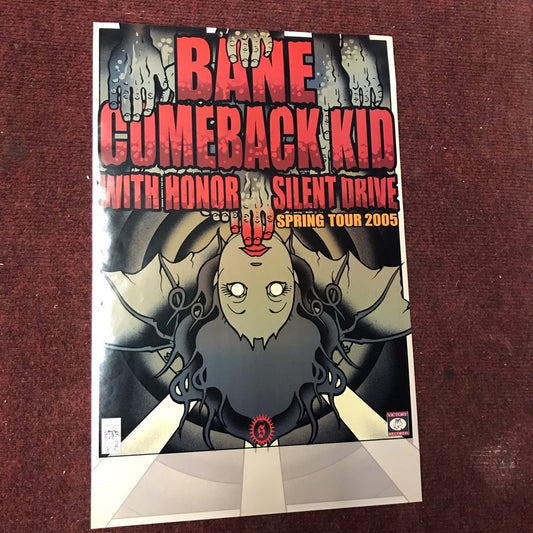 BANE/COMEBACK KID 2005 TOUR POSTER