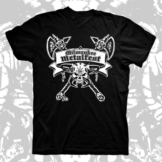 MILWAUKEE METAL FEST SKULL T-SHIRT