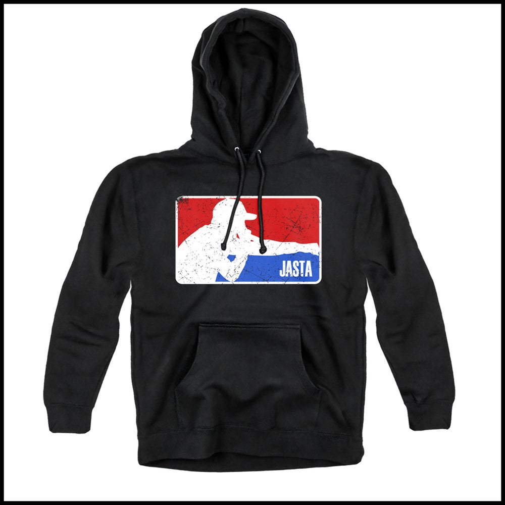 JASTA HOODED PULLOVER SWEATSHIRT BLACK