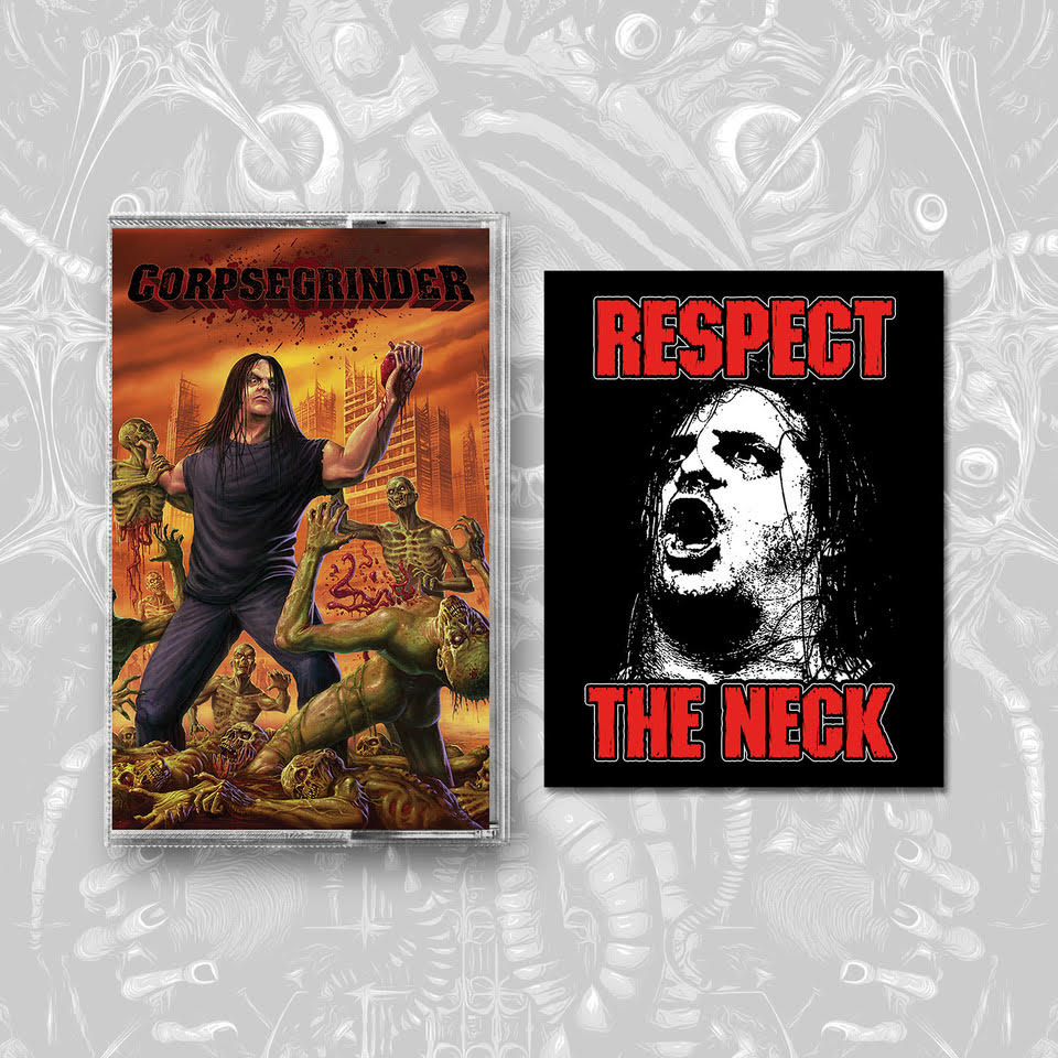 Corpsegrinder Cassette + sticker bundle